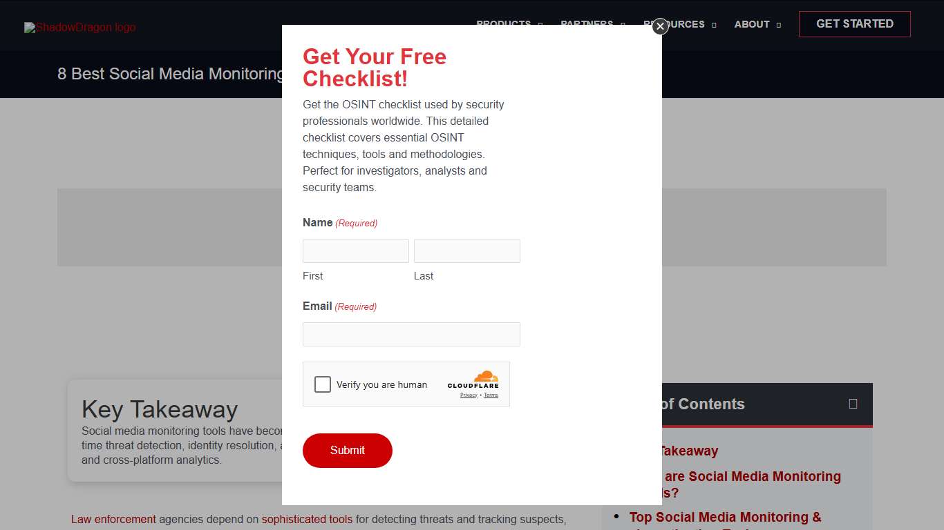 Best Social Media Monitoring Tools for Law Enforcement (2026) - ShadowDragon.io